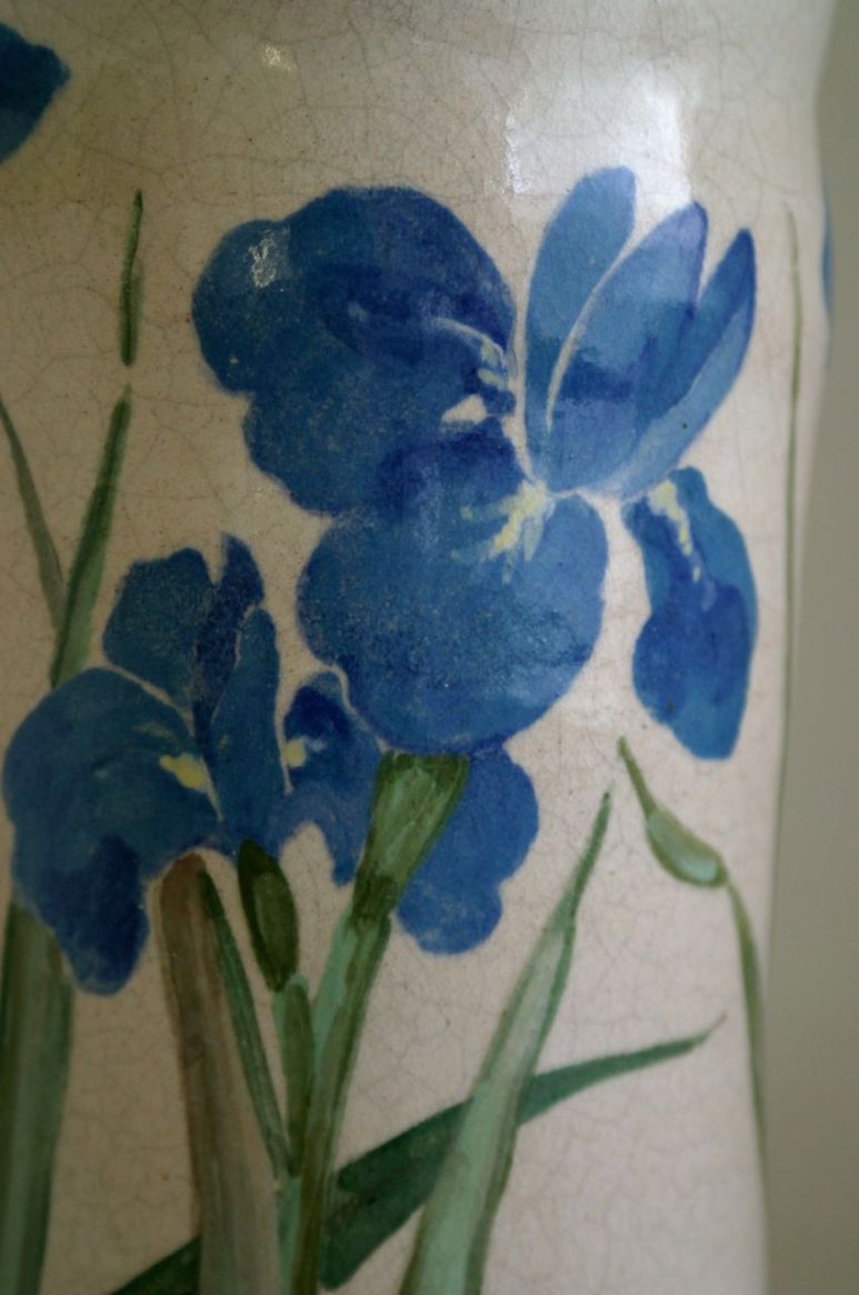 blue iris detail