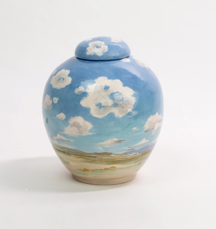 sky and cloud urn