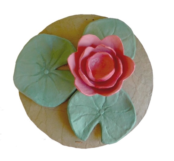 pink lotus urn