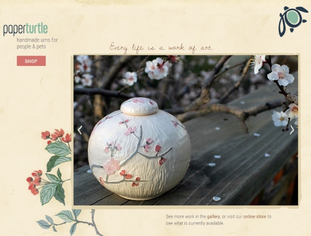 paper turtle handmade urns